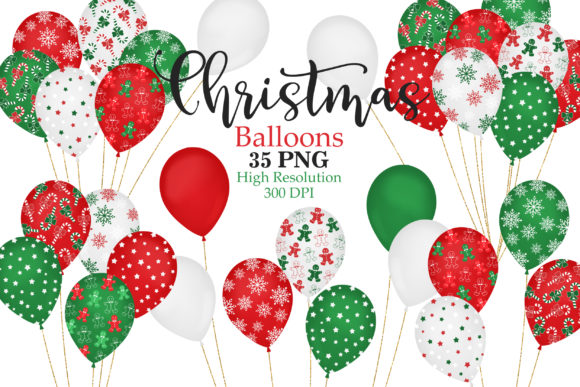 Download Christmas Balloons Clip Art - Balloons Collection