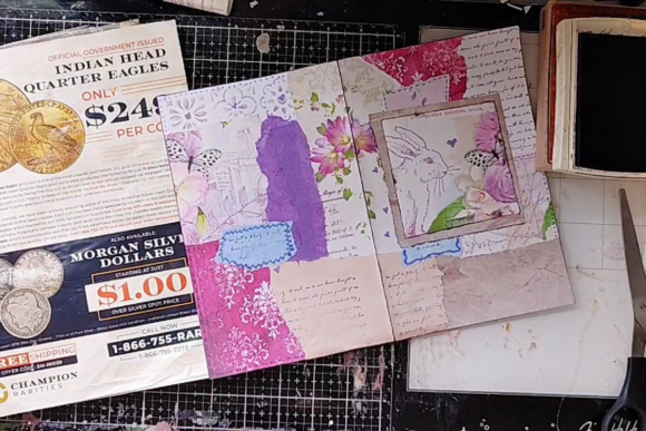 Download How to Create a Springtime Collaged Journal Cover - Springtime Collection
