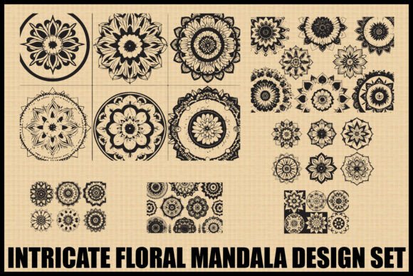 Download Boho Floral Mandala Bundle Set - Premium Bundle