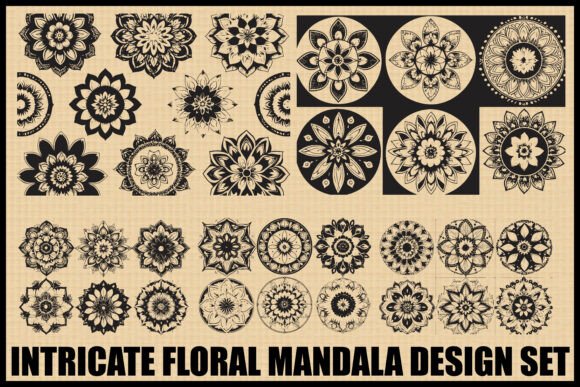 Download Boho Floral Mandala Bundle Set - Premium Bundle